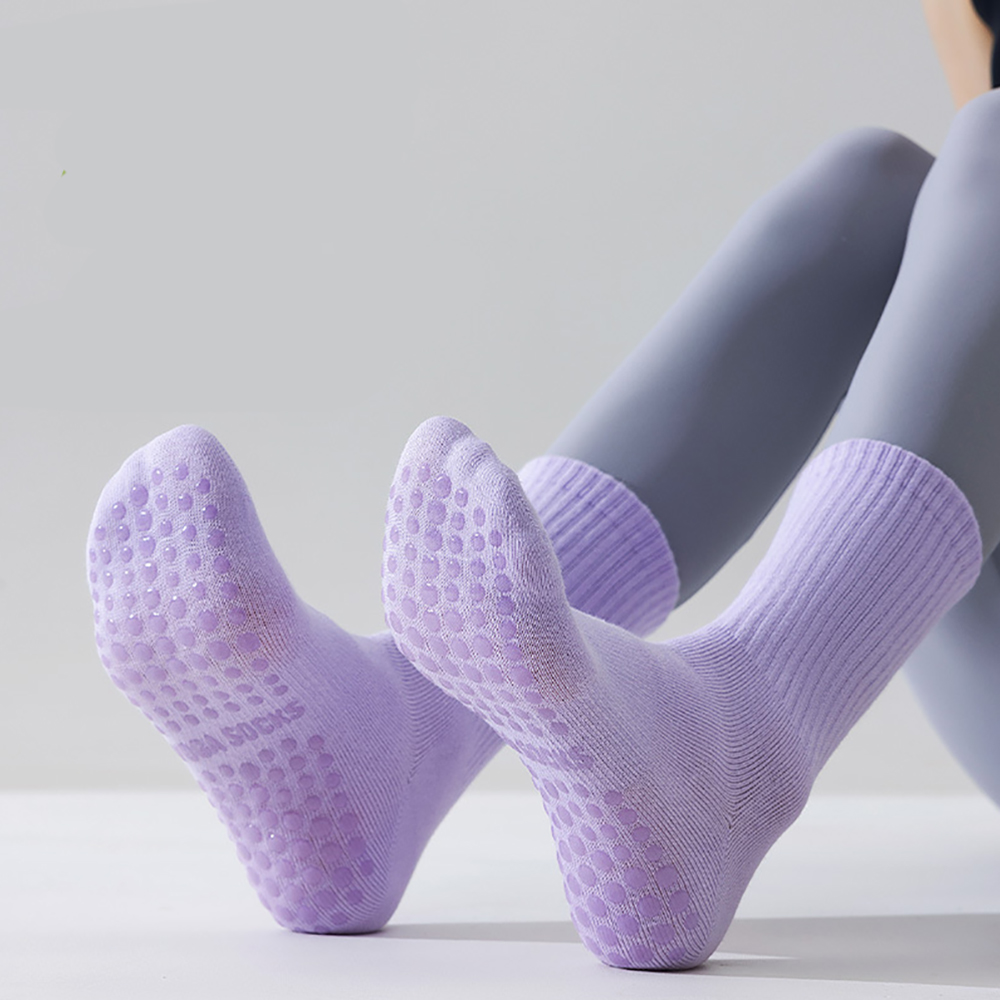 Pilates Yoga Youtube - 高品質レディースヨガソックス カラフルトレンドスポーツソックス プロ仕様 通気性 滑り止め ピラティス