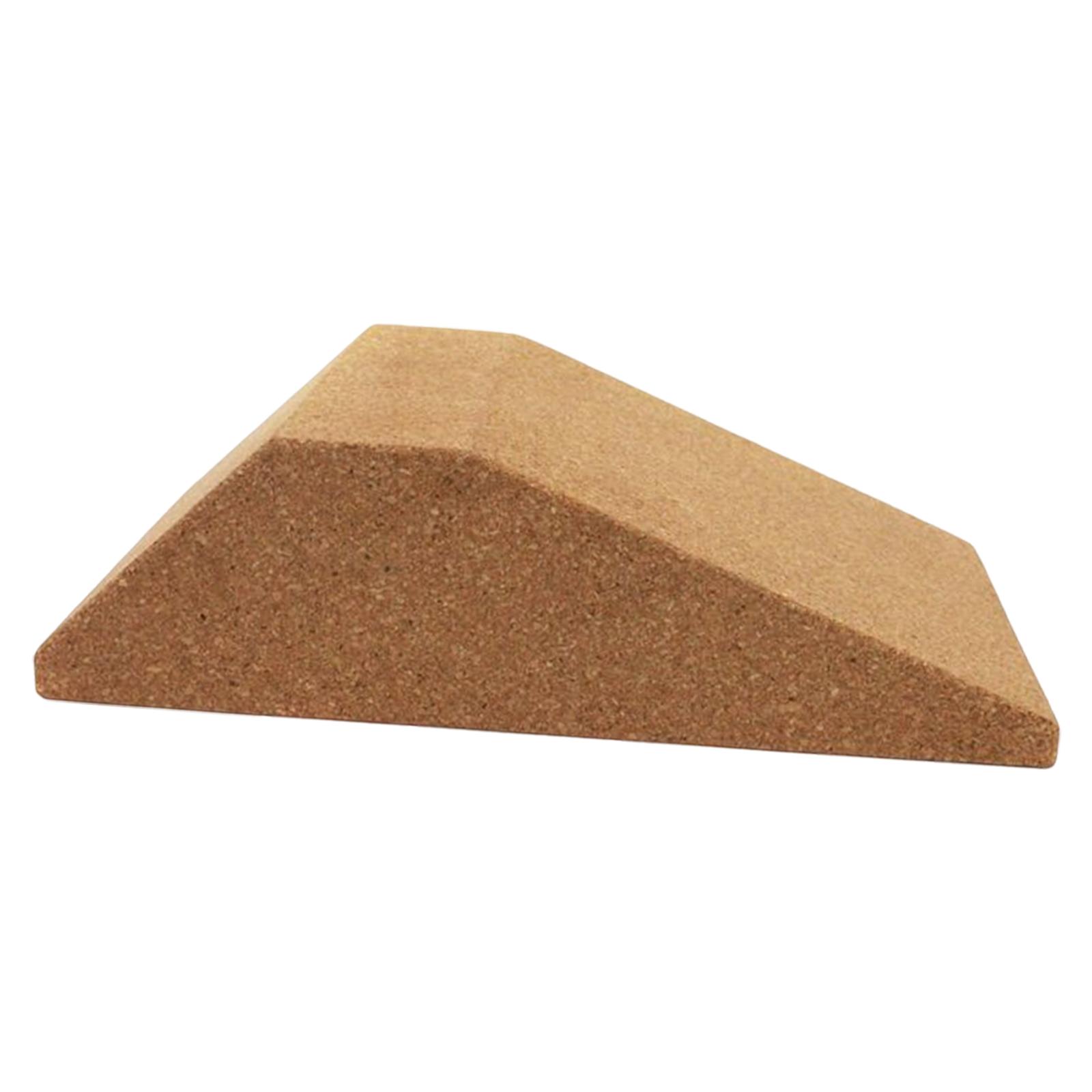 Yoga Block Cork - フィットネスフォームバーベル ウェイトバーグリップ コルクブロック ヨガ ピラティス ベンチプレス用
