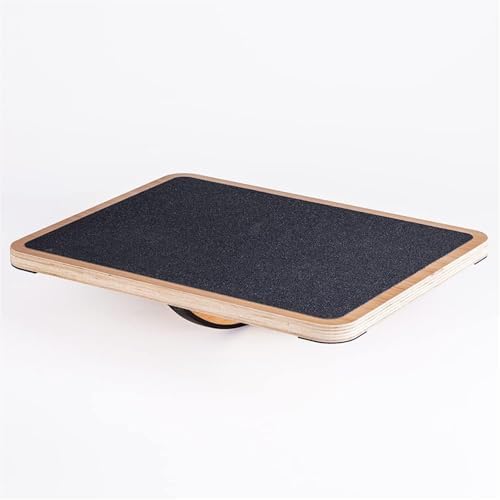 Balance Board Wobble - プロ仕様木製バランスボード オフィス用バランスローラー 腰椎強化 安定性向上 デスクアクセサリー 滑り止め