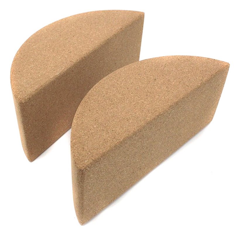 Yoga Block Cork - A07T-ヨガブロック-高密度コルク2個セット バランス、ストレッチ、筋力強化に最適 ピラティス、ホットヨガ、瞑想に
