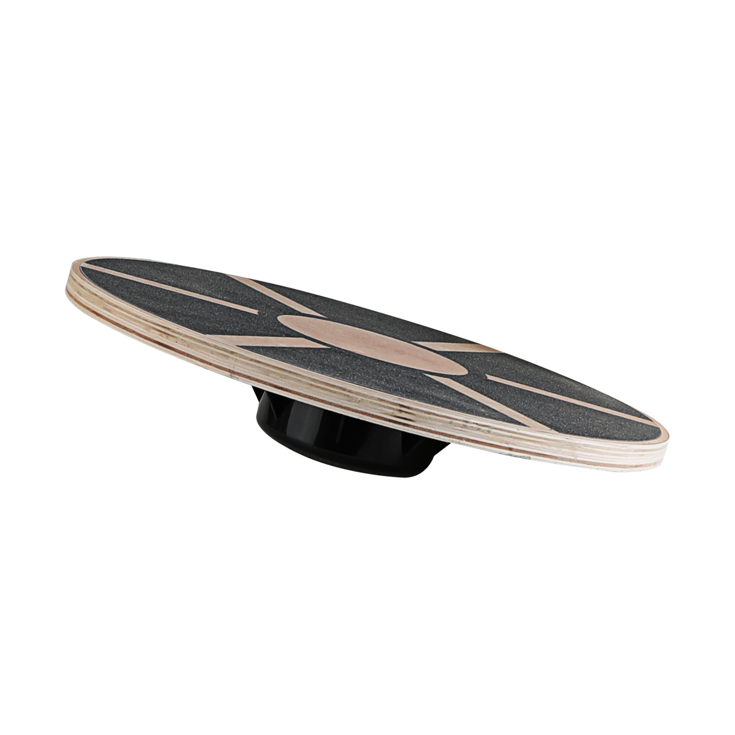Balance Board Wobble - 高品質カスタム安定性トレーナー滑り止め丸型回転木製フィットネスヨガバランスボード