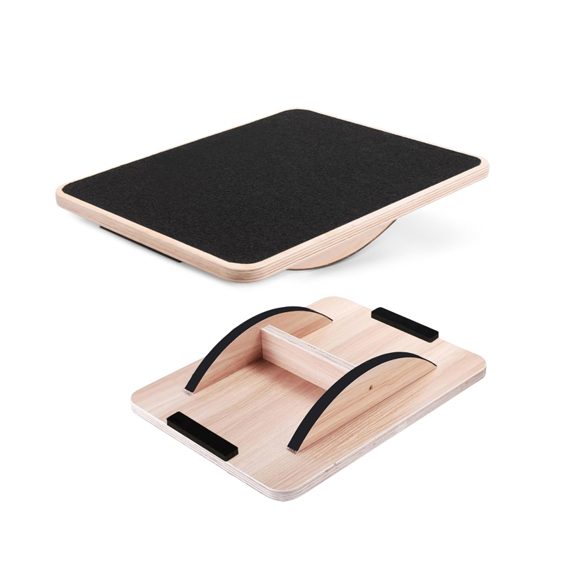 プロ仕様木製バランスボード 脚の運動＆腹筋トレーニング用 滑 - Balance Board Wobble のレビューと価格