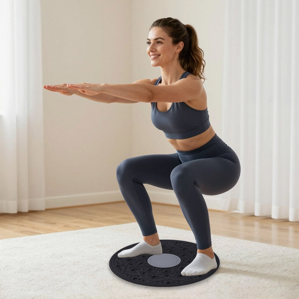 フットマッサージヨガバランスボード滑り止めバランスボード多機 - Balance Board Wobble のレビューと価格