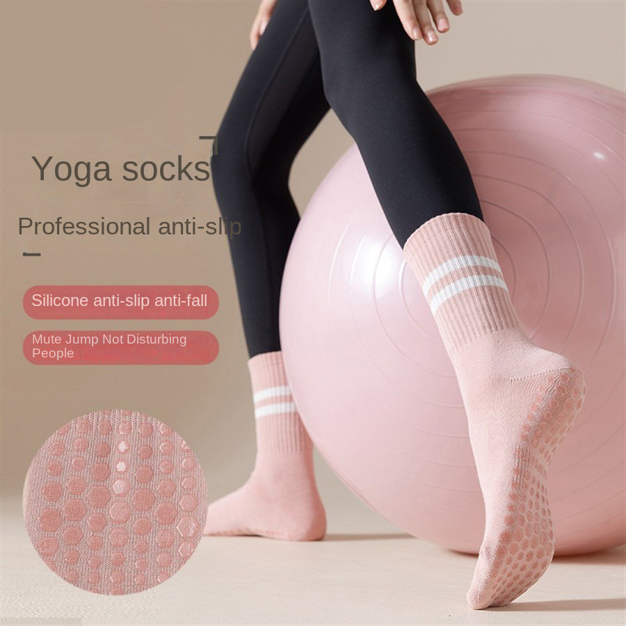 女性用ヨガソックス1組、スキッピングロープスポーツソックス、 - Pilates Yoga Barı のレビューと価格