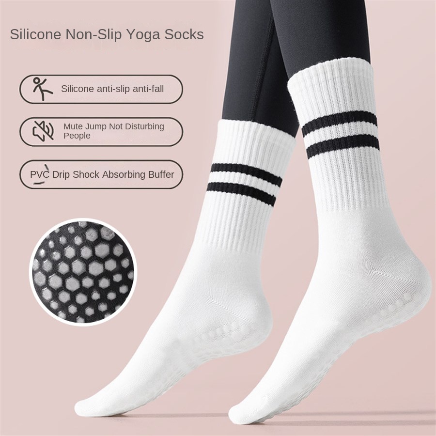 女性用ヨガソックス1組、スキッピングロープスポーツソックス、 - Pilates Yoga Barı のレビューと価格