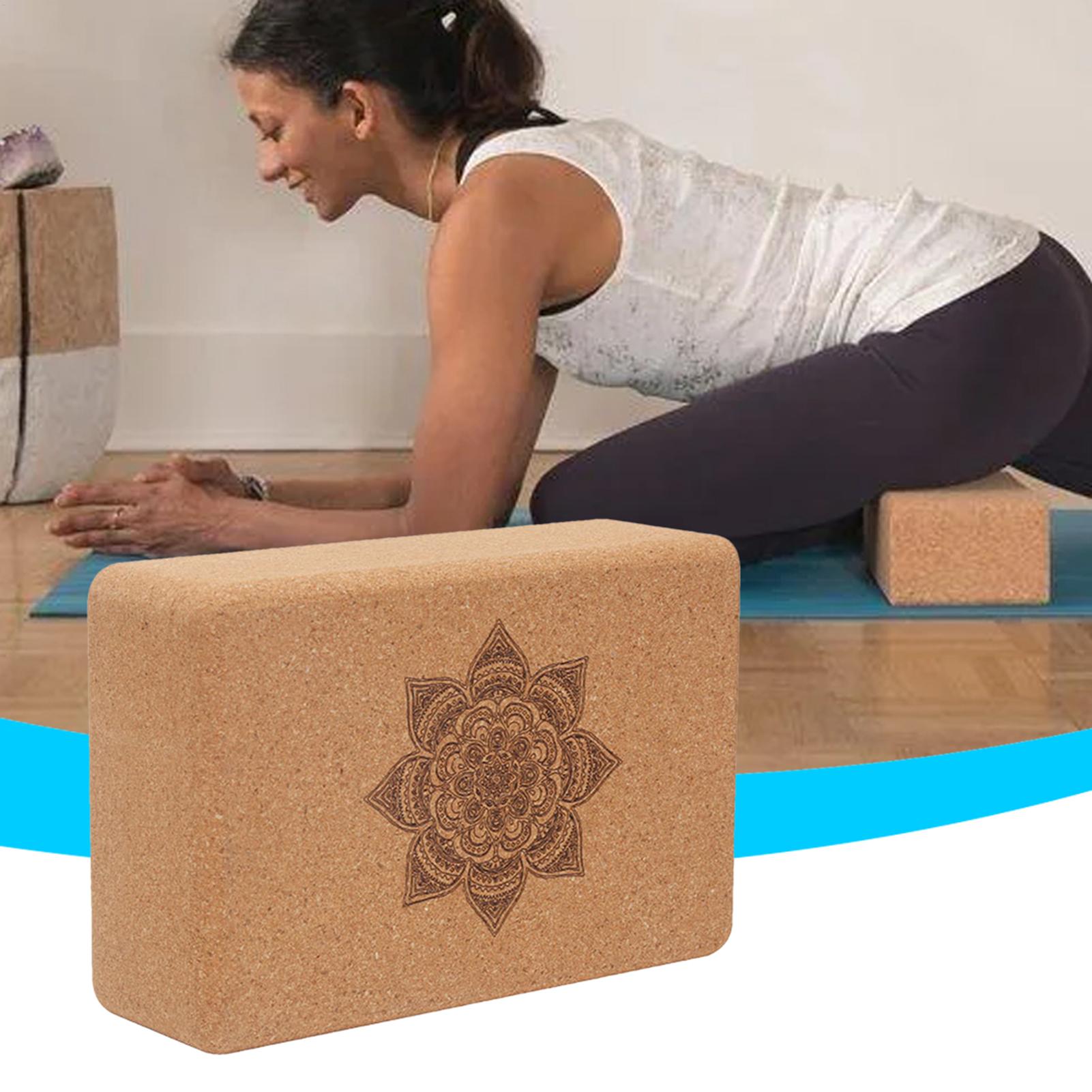 コルクヨガブロック EVAジムブロック フォームヨガブリック - Yoga Block Cork のレビューと価格