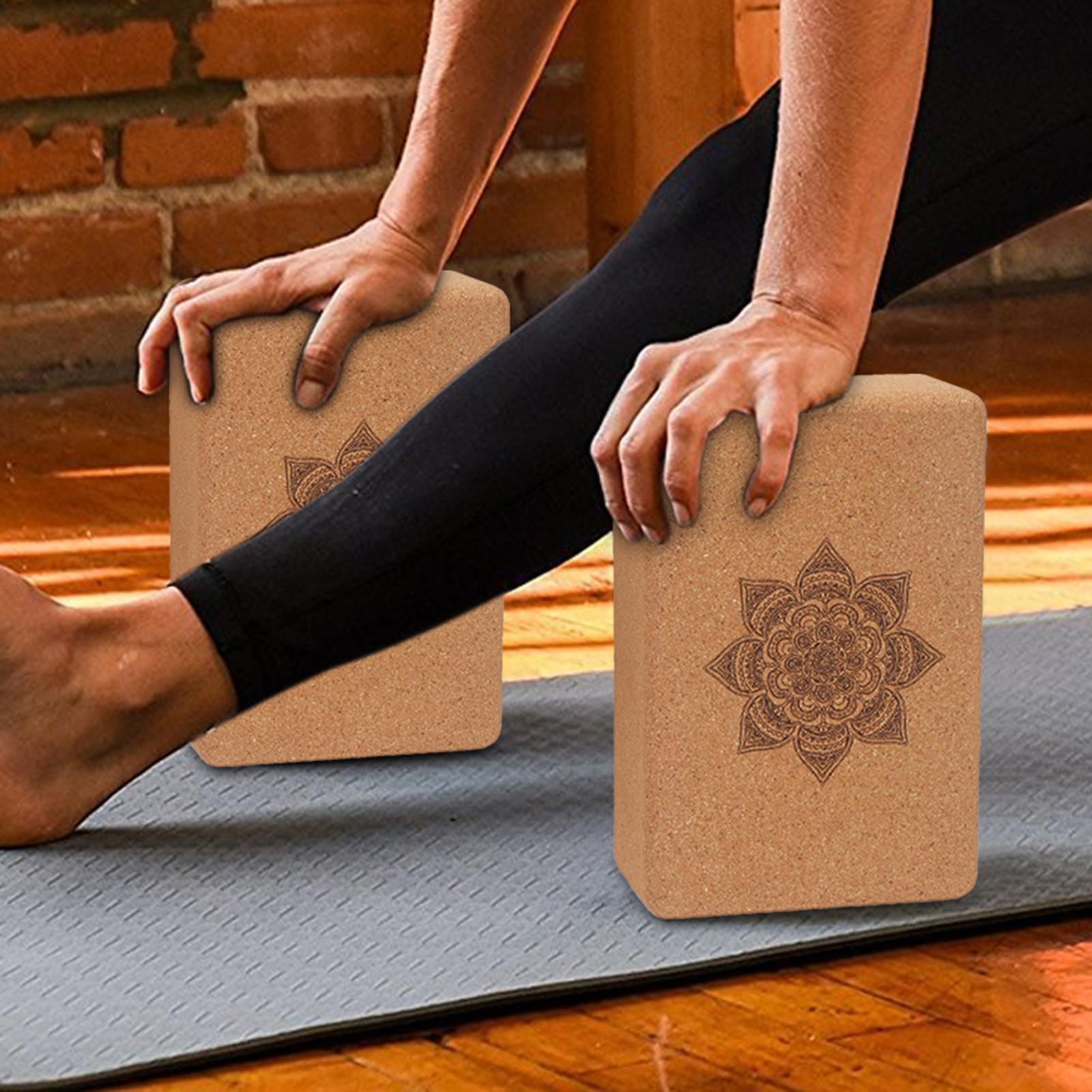 コルクヨガブロック EVAジムブロック フォームヨガブリック - Yoga Block Cork のレビューと価格