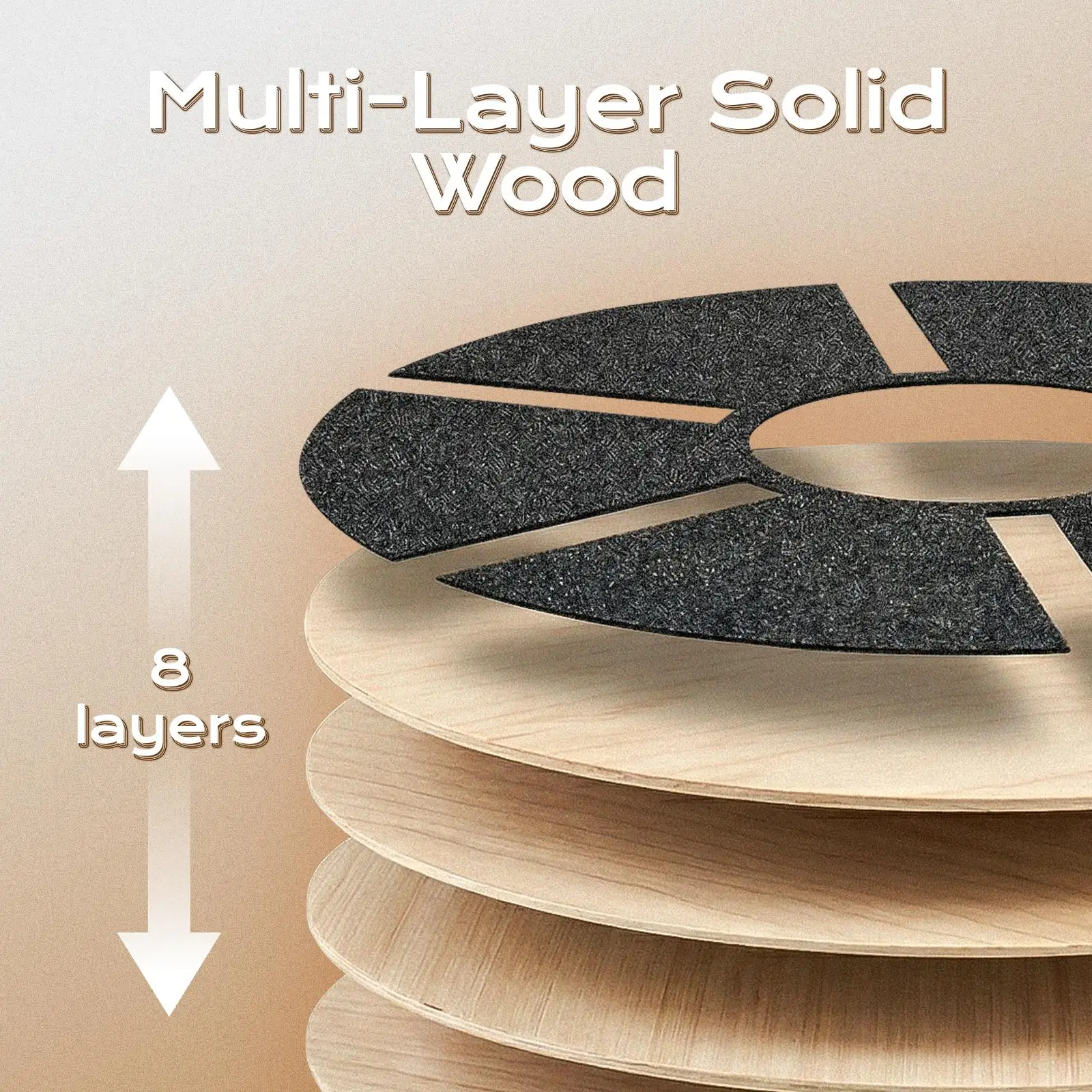 プレミアム木製バランスボード、滑り止めアンチスキッドウォブル - Balance Board Wobble のレビューと価格