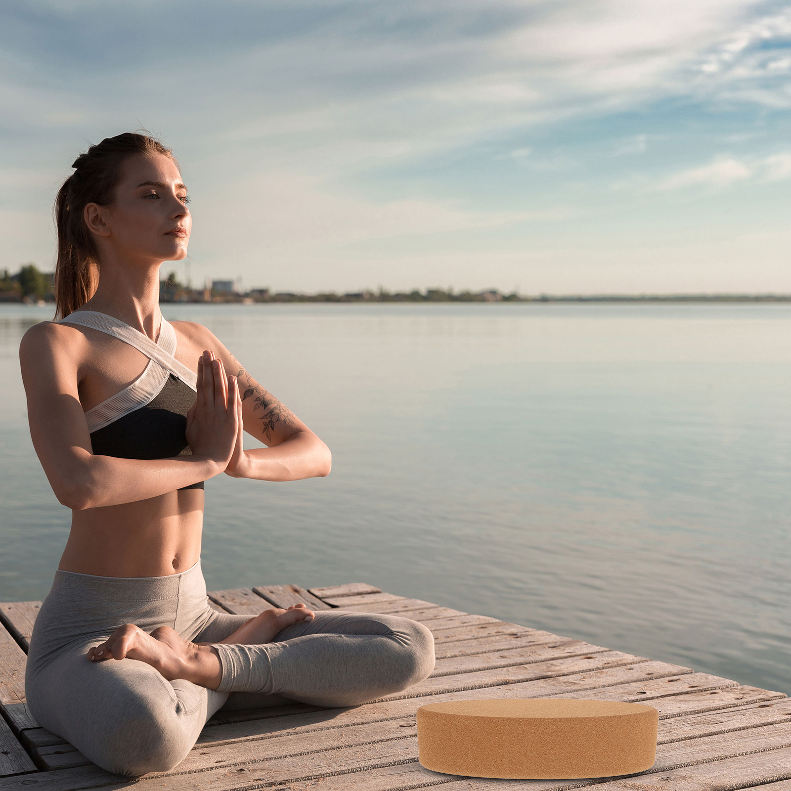 天然コルクヨガブロック、快適なグリップ、安定したサポート、初 - Yoga Block Cork のレビューと価格