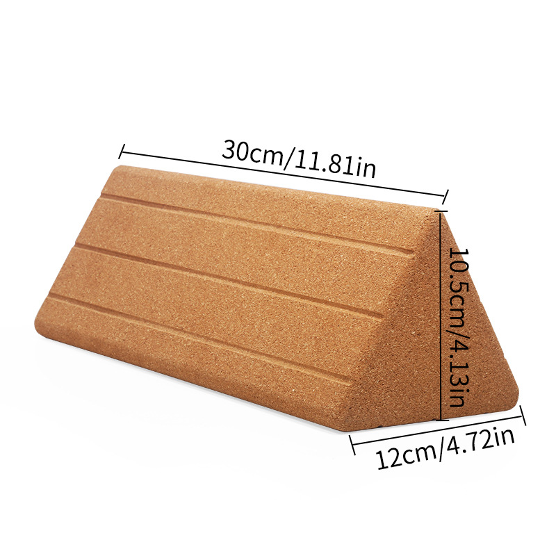 高密度三角形コルクヨガブロック - 子供向けウエスト・腹部フ - Yoga Block Cork のレビューと価格