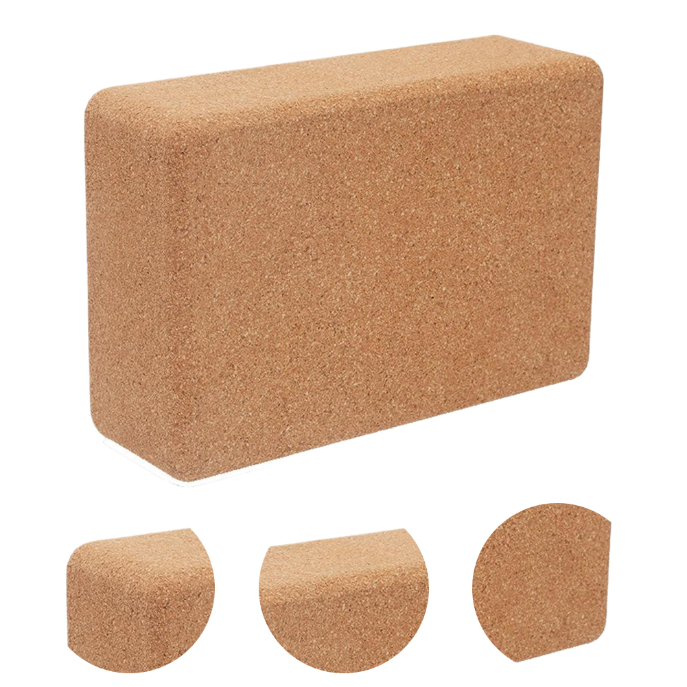 1ピースコルクヨガブロック ヨガピラティスフィットネスブリッ - Yoga Block Cork のレビューと価格