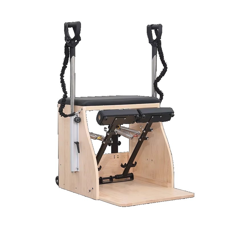 YTYIN高品質耐久性ピラティスリフォーマー オークウンドチ - Pilates Chair Wunda のレビューと価格