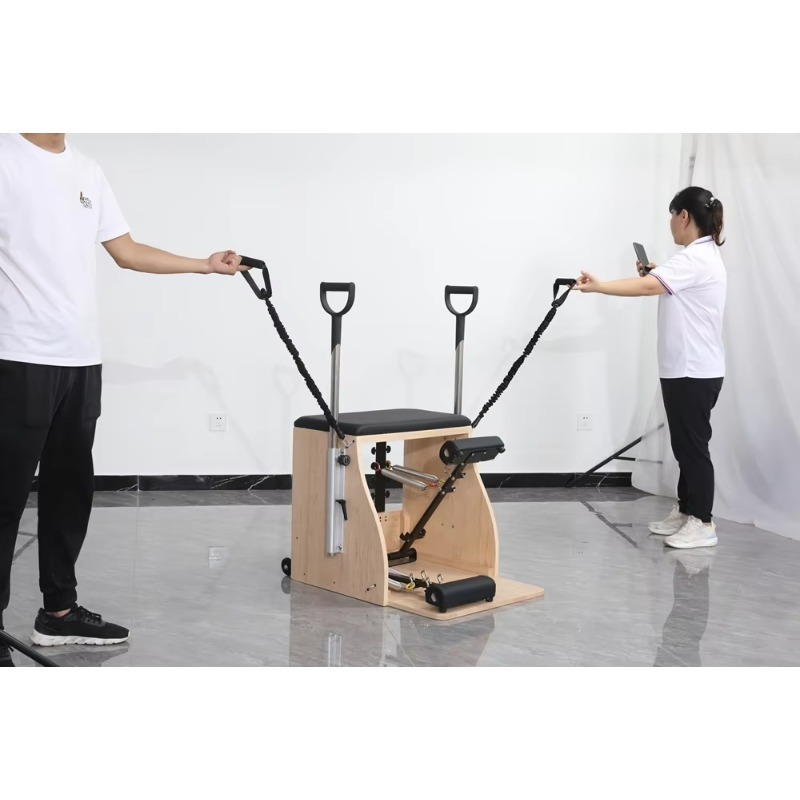 YTYIN高品質耐久性ピラティスリフォーマー オークウンドチ - Pilates Chair Wunda のレビューと価格