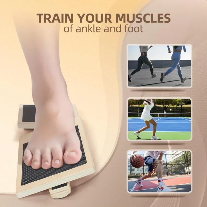 シングルフットバランスボード足首強化エクササイザー捻挫ノンス - Balance Board Wobble のレビューと価格