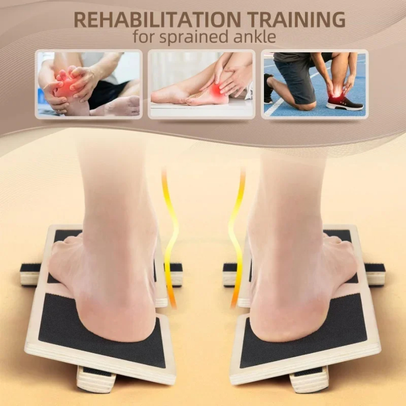 シングルフットバランスボード足首強化エクササイザー捻挫ノンス - Balance Board Wobble のレビューと価格